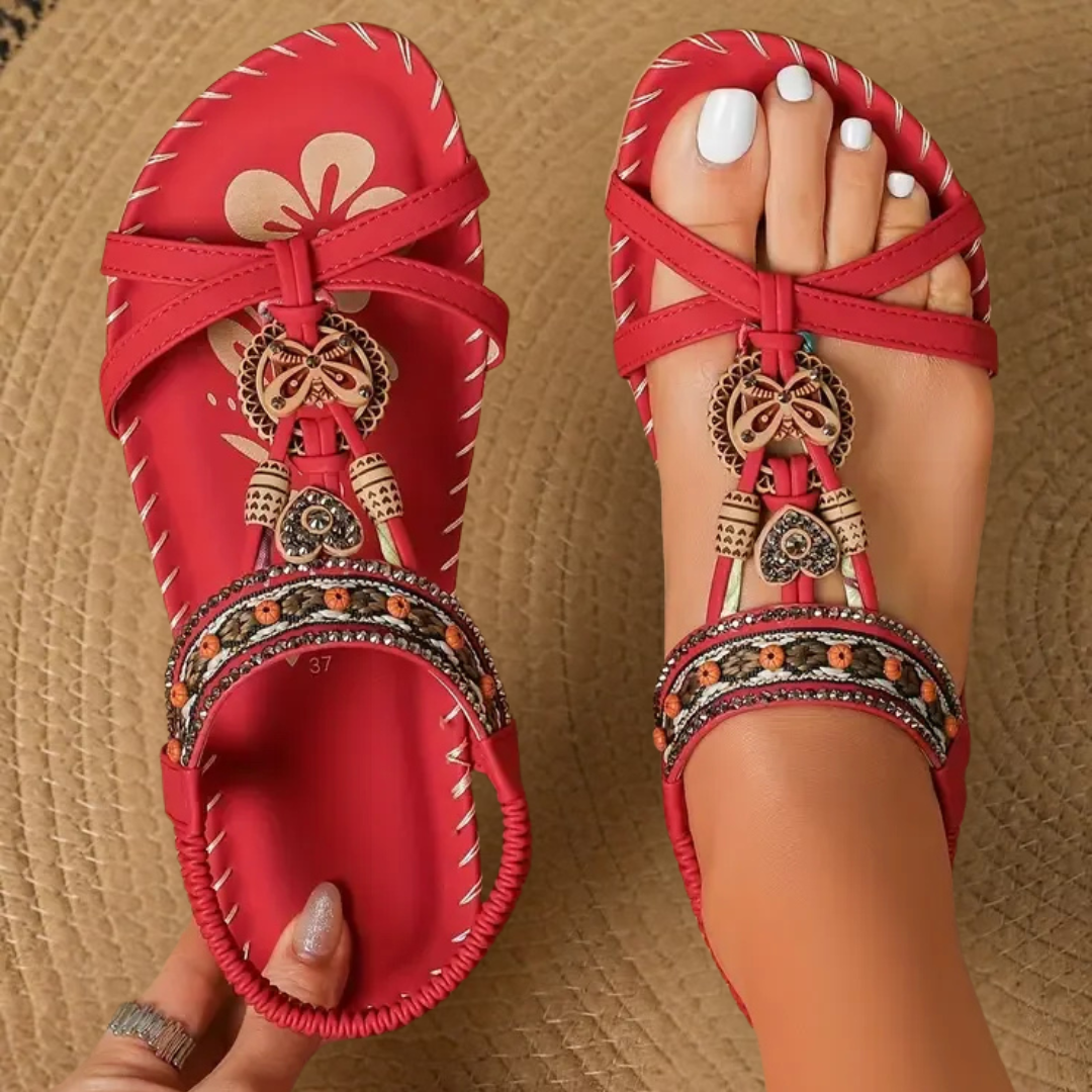 Eliaᵛᶜ / Sandalias Étnicas Detalle