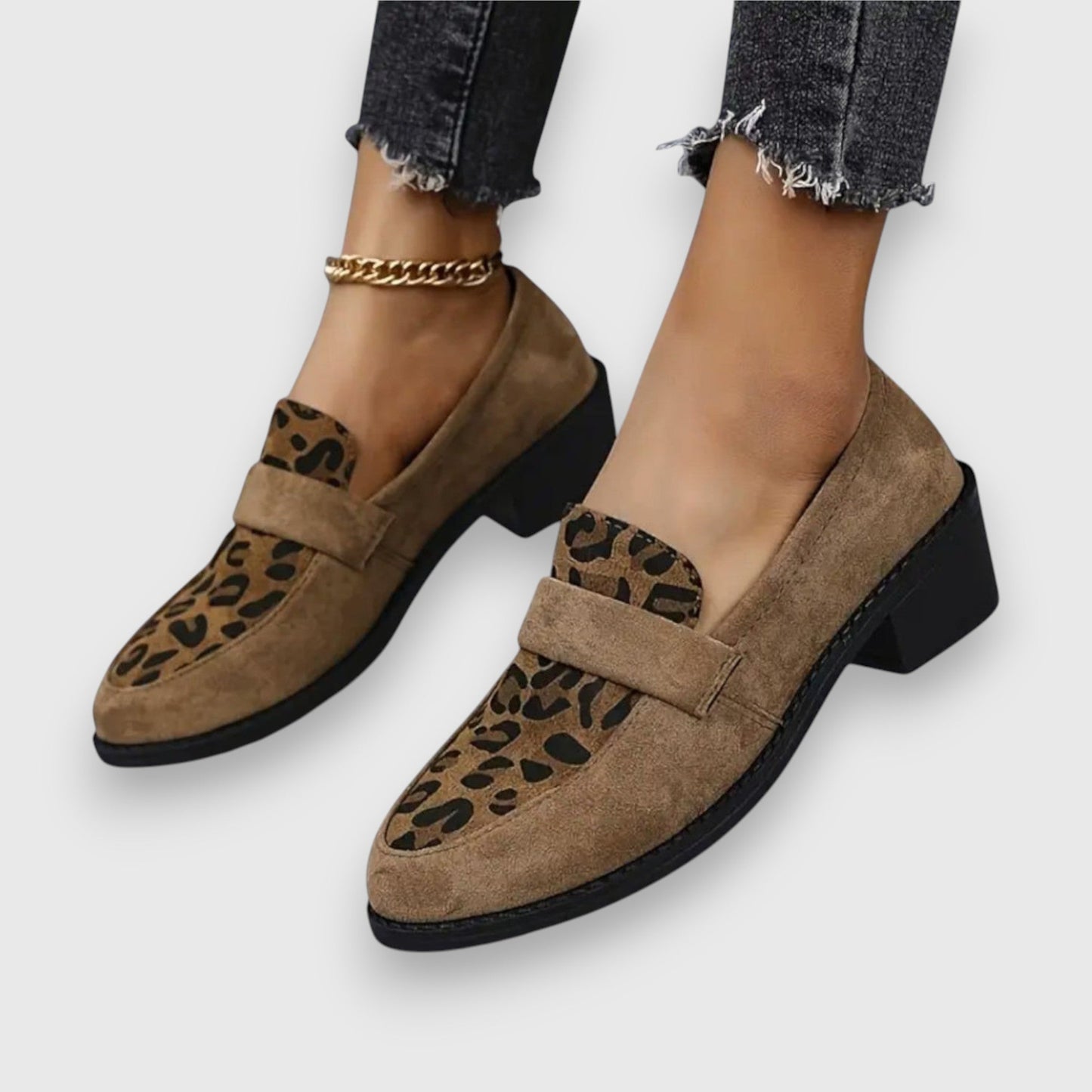 Giuliaᵛᶜ / Mocasines Combinados Leopardo