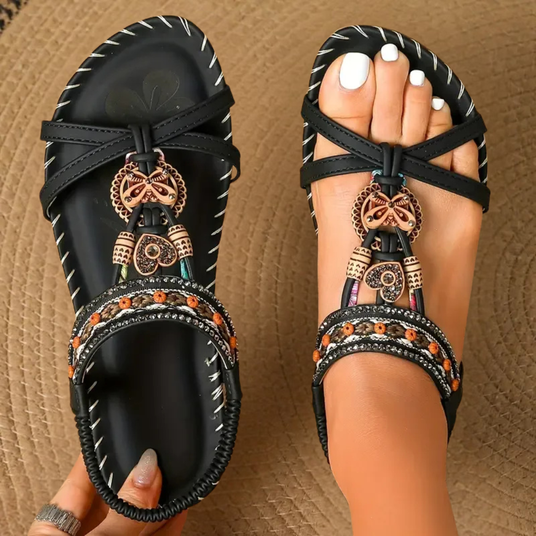 Eliaᵛᶜ / Sandalias Étnicas Detalle
