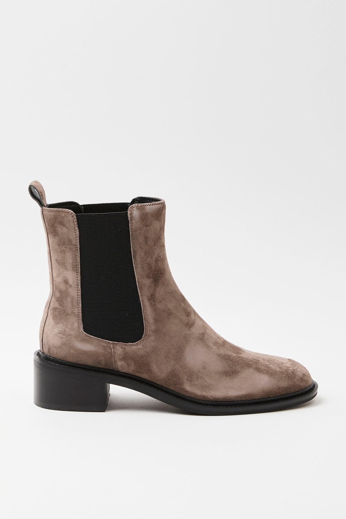 Botín Chelsea beige elegante