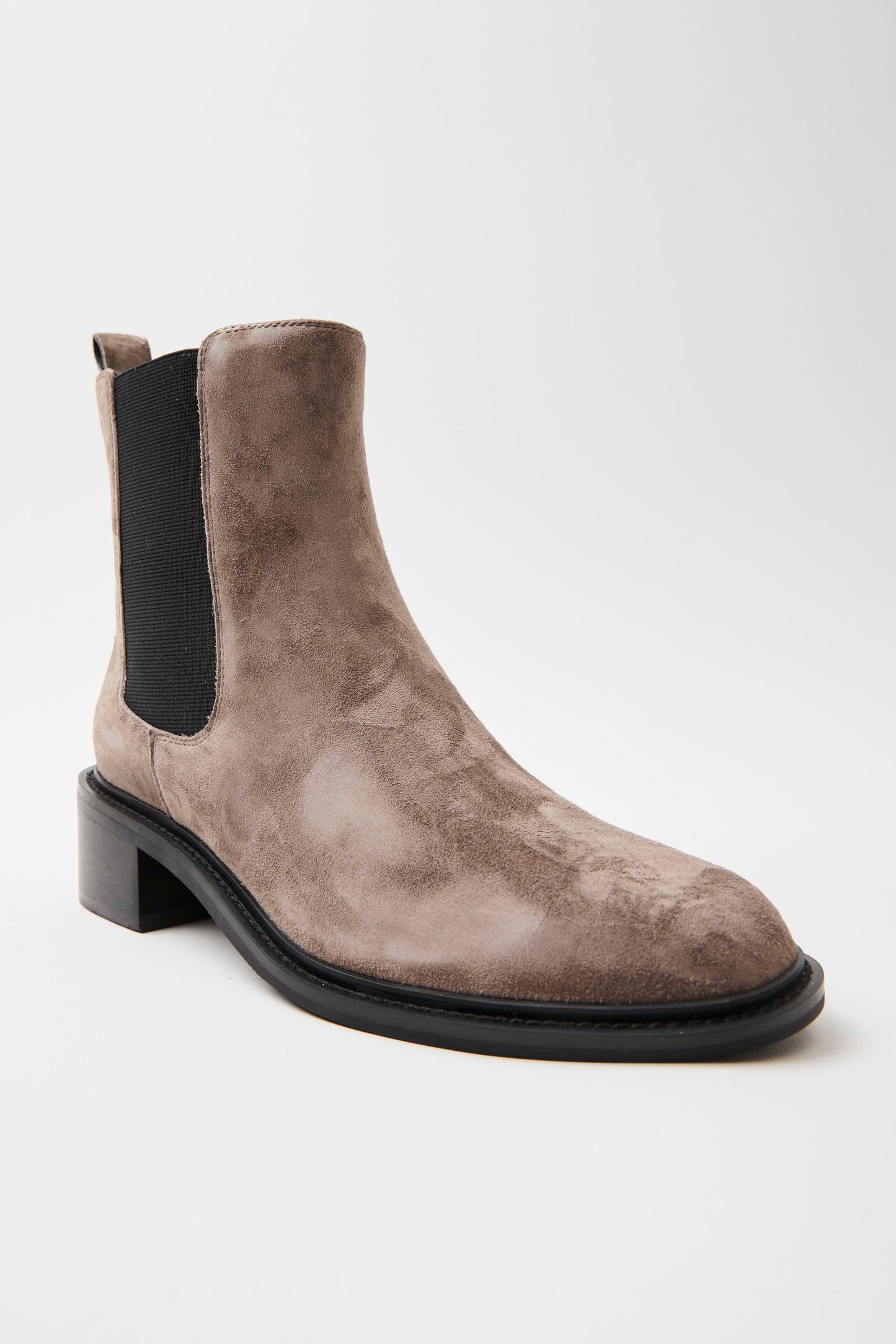 Botín Chelsea beige elegante