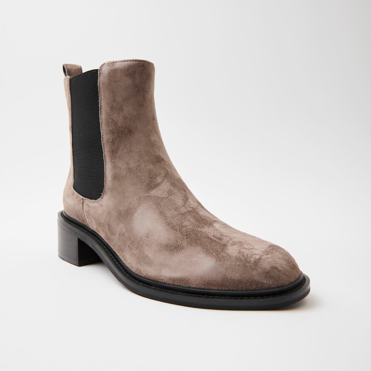 Botín Chelsea beige elegante