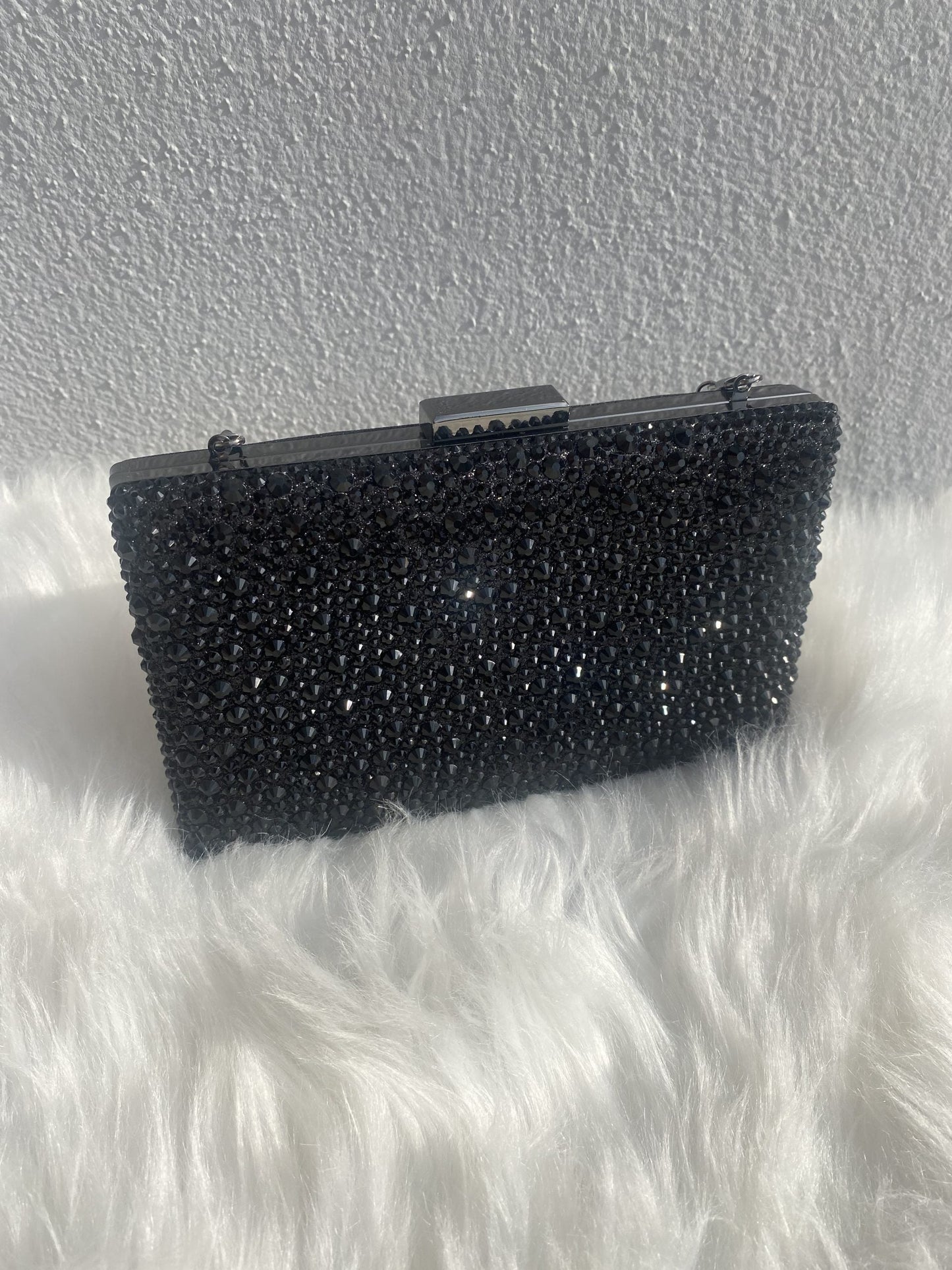 Bolso negro diamante