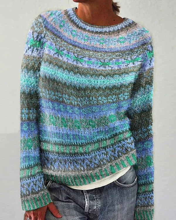 BELÉN™ | SUÉTER VINTAGE DE PUNTO ISLANDÉS