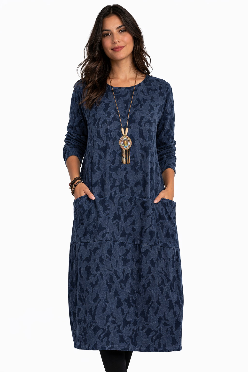 CASANDRA™ | VESTIDO DE INVIERNO CUELLO REDONDO