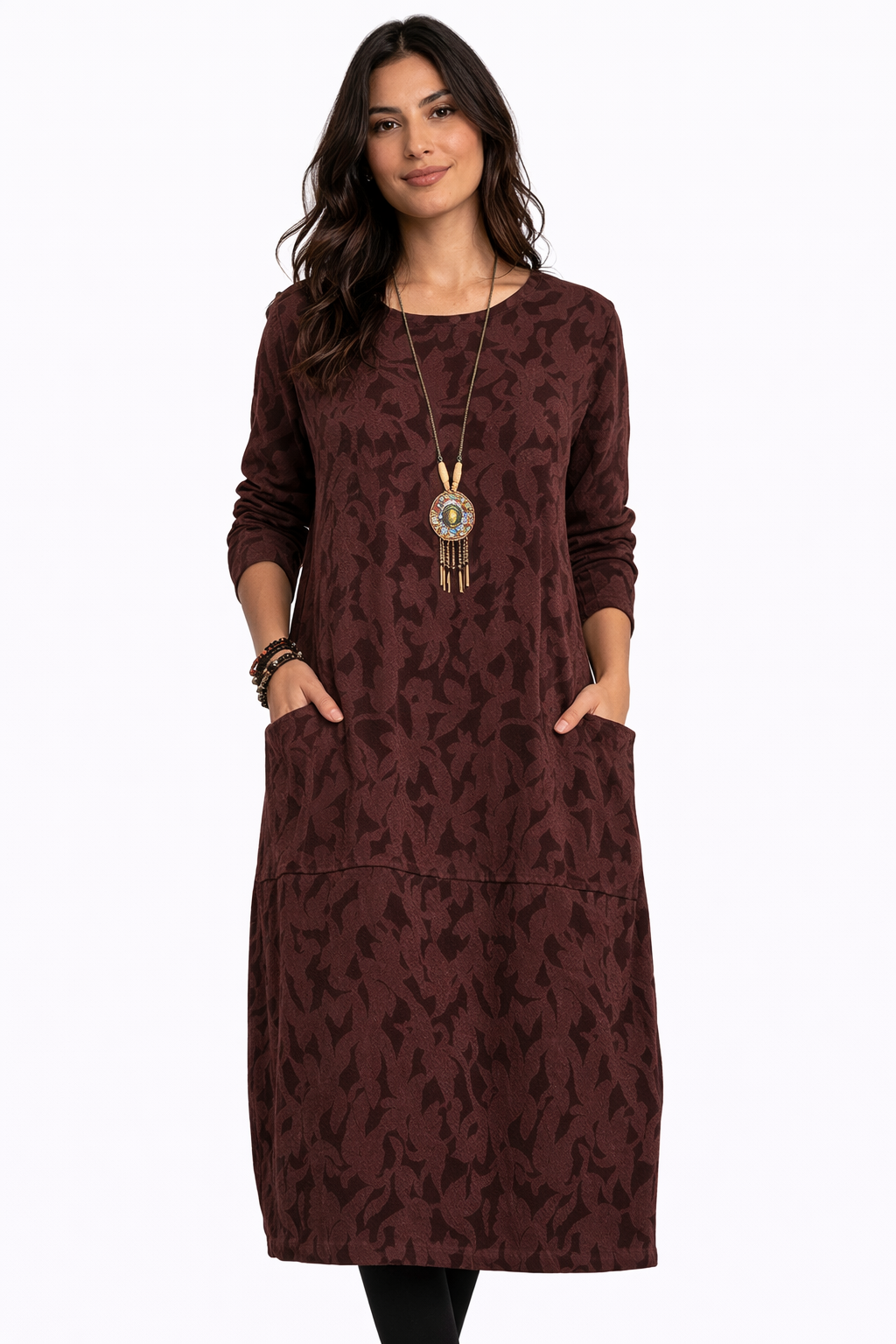 CASANDRA™ | VESTIDO DE INVIERNO CUELLO REDONDO