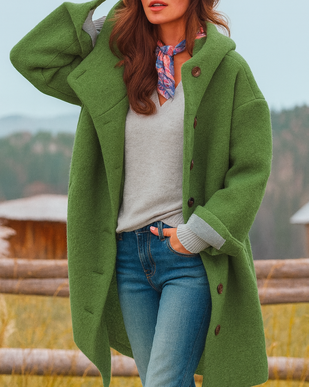 PRISCA™ | ABRIGO CON CAPUCHA