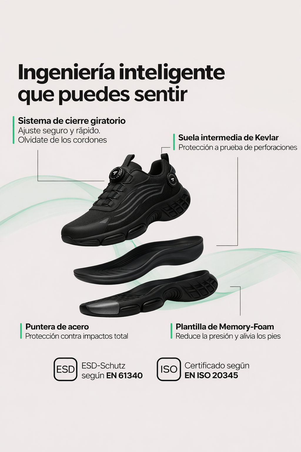 1+1 GRATIS: BLITZ® S3 Pro: Diseñado para ofrecer seguridad y comodidad durante todo el día