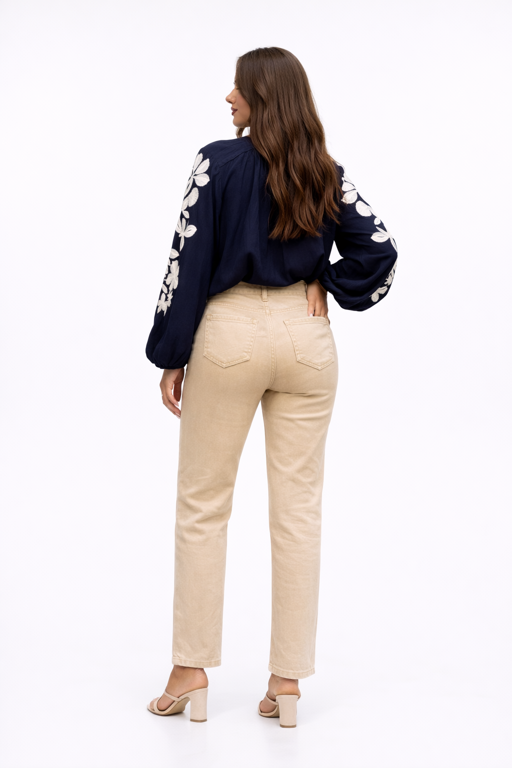 Blusa Bordada Floral