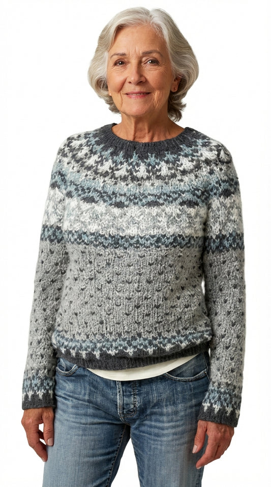 ERIKA™ | SUÉTER VINTAGE DE PUNTO ISLANDÉS