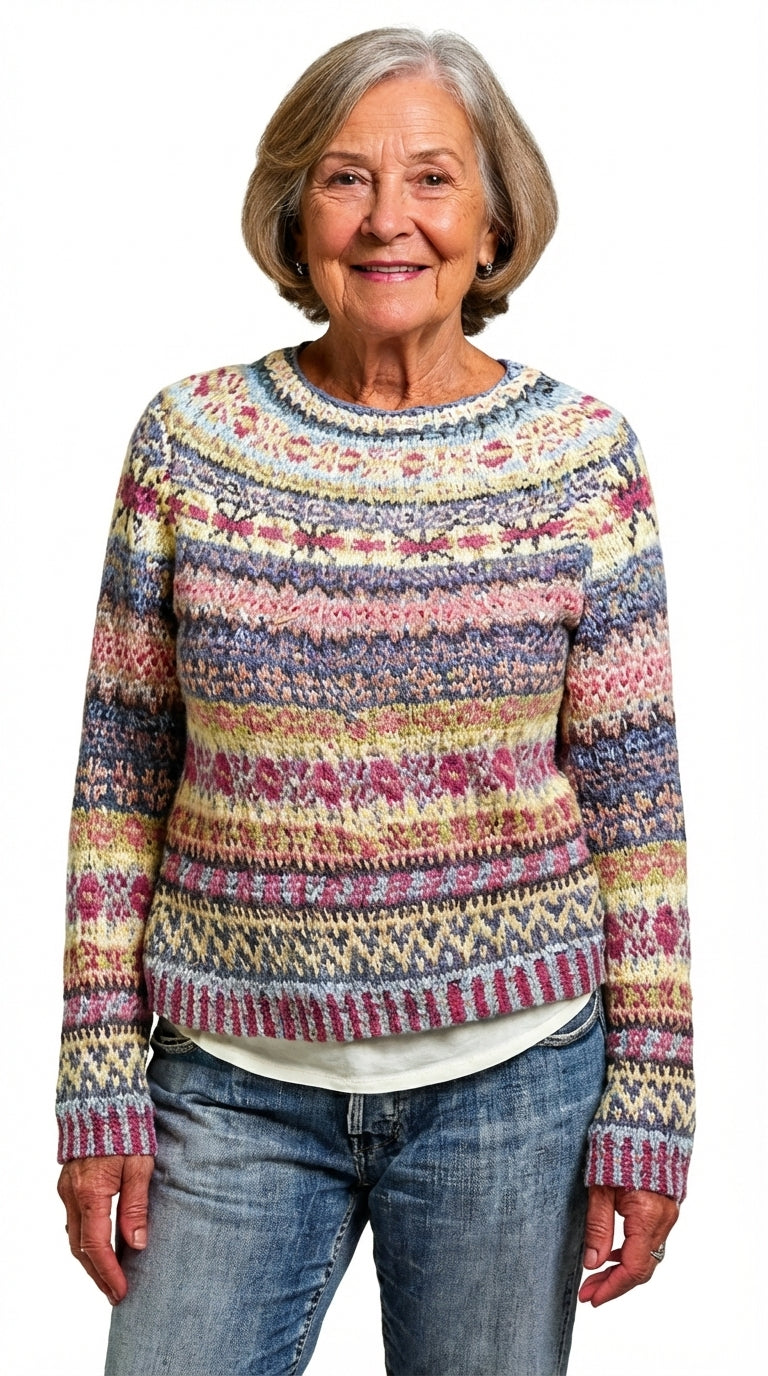 KEIRA™ | SUÉTER VINTAGE DE PUNTO ISLANDÉS