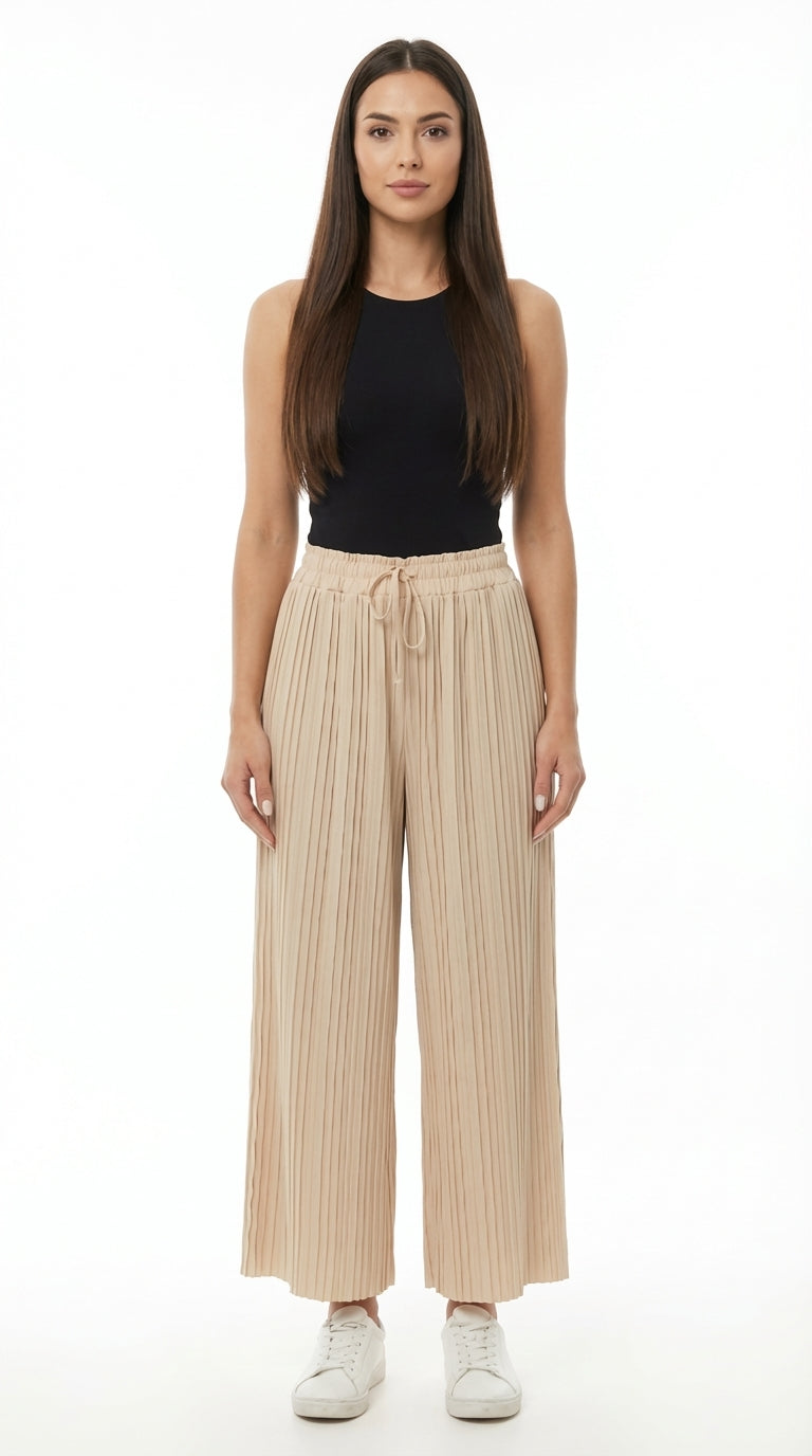 Pantalón Plisado Arena
