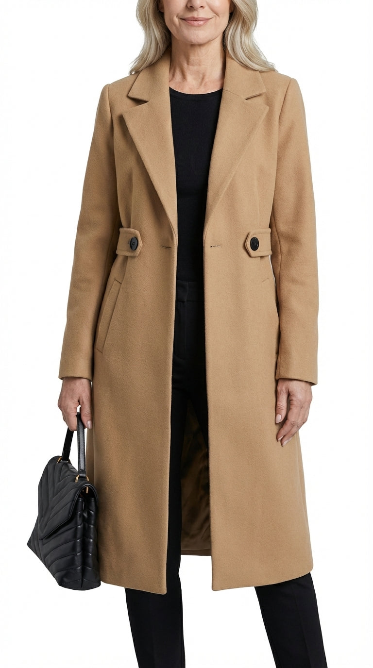 ABIGAIL™ | ABRIGO CLÁSICO ENTALLADO