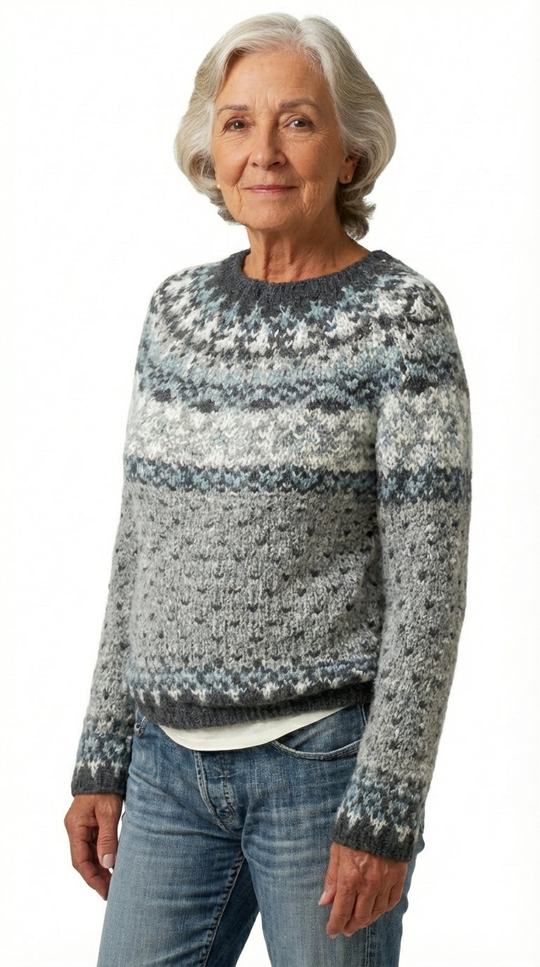 ERIKA™ | SUÉTER VINTAGE DE PUNTO ISLANDÉS