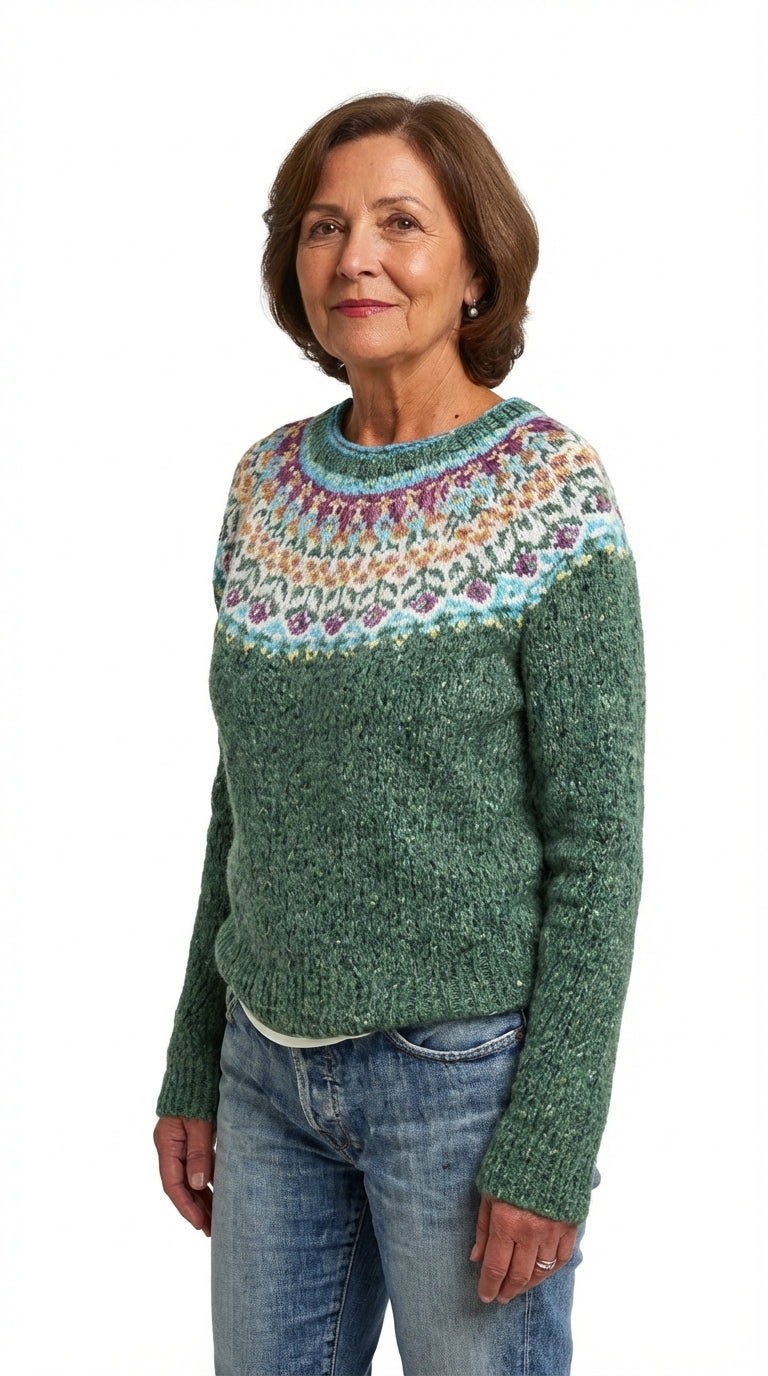 ARIEL™ | SUÉTER VINTAGE DE PUNTO ISLANDÉS