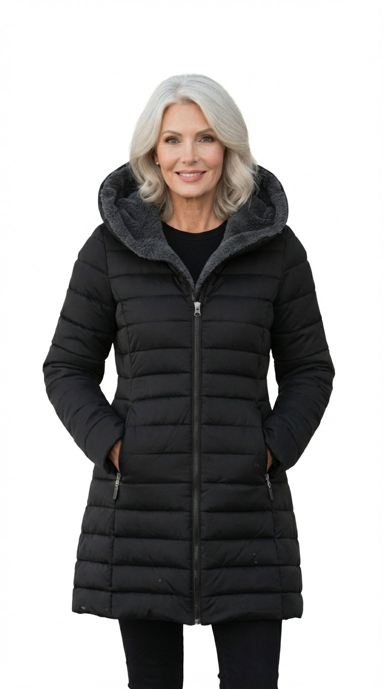 REBECA™ | CHAQUETA ACOLCHADA DE FORRO POLAR