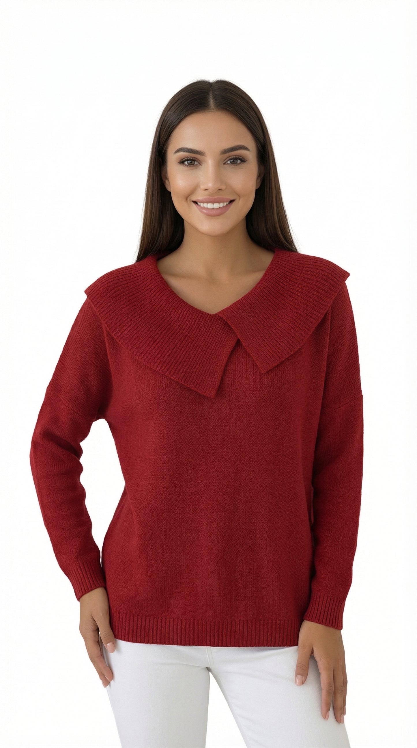 LUCIA™ | JERSEY DE LANA CON CUELLO SUAVE