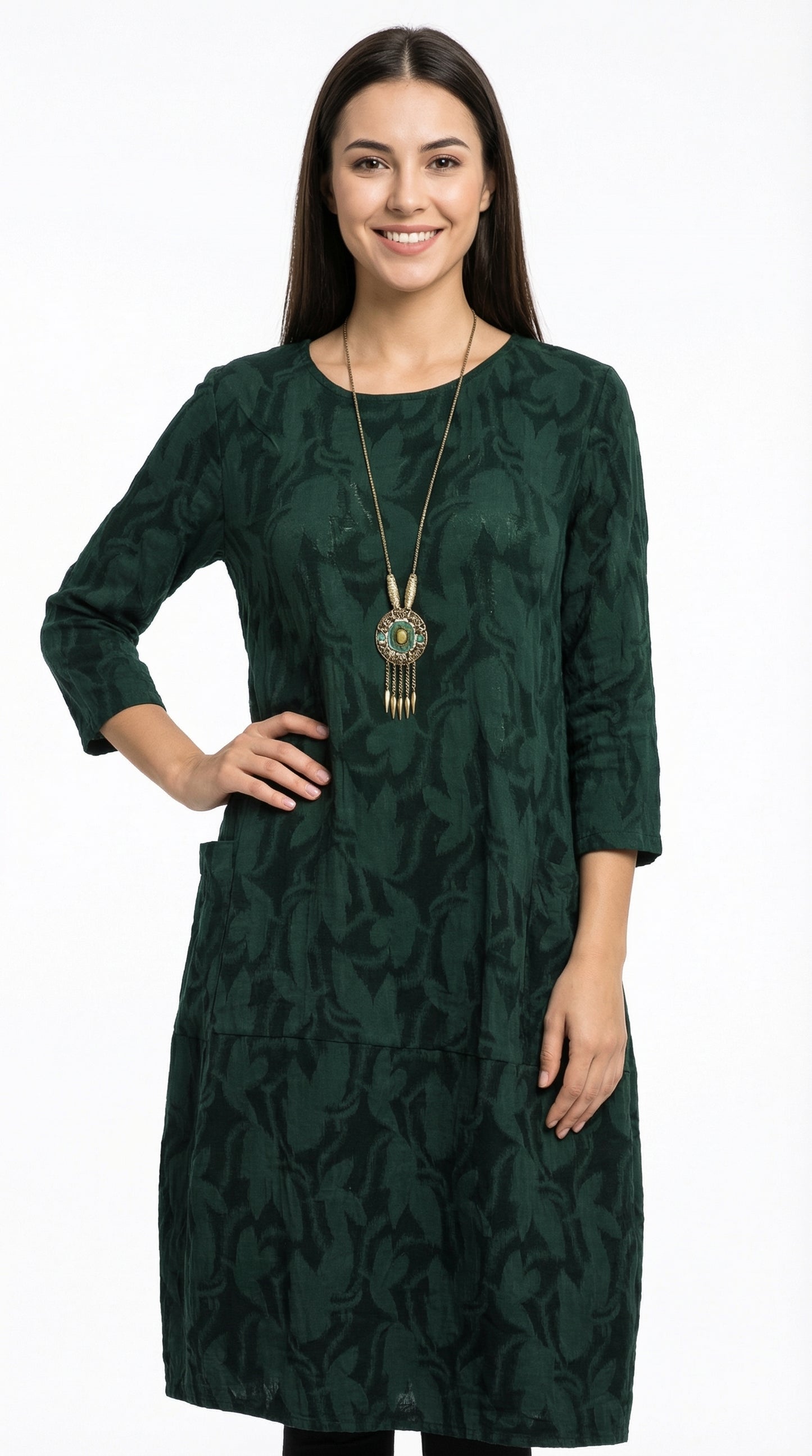 CASANDRA™ | VESTIDO DE INVIERNO CUELLO REDONDO