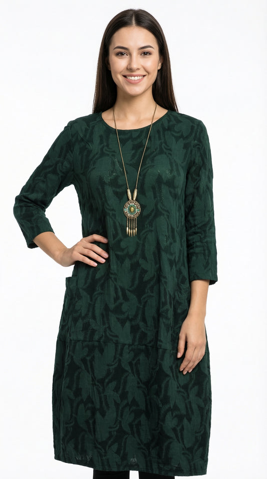 CASANDRA™ | VESTIDO DE INVIERNO CUELLO REDONDO