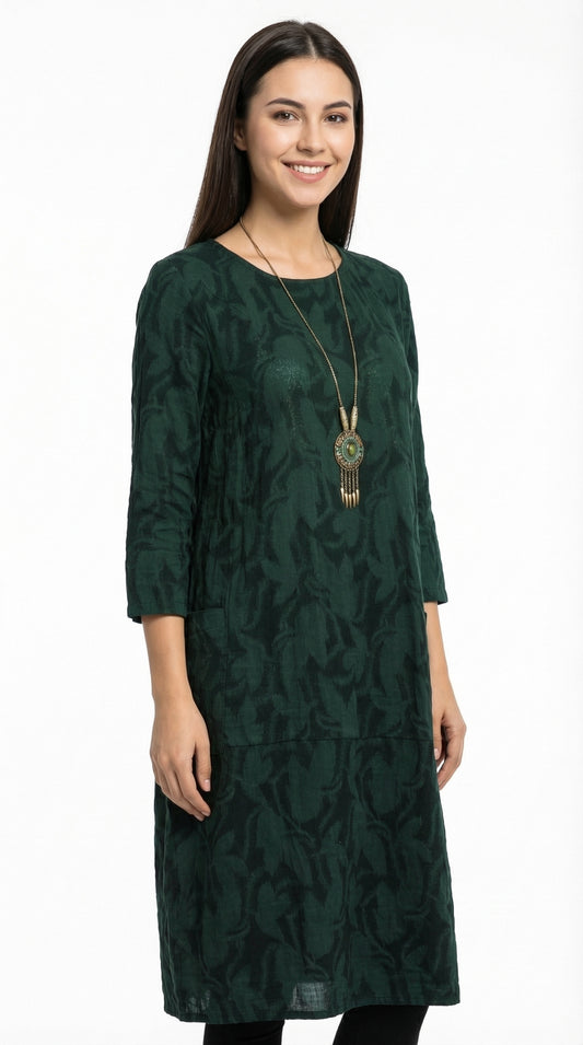 CASANDRA™ | VESTIDO DE INVIERNO CUELLO REDONDO