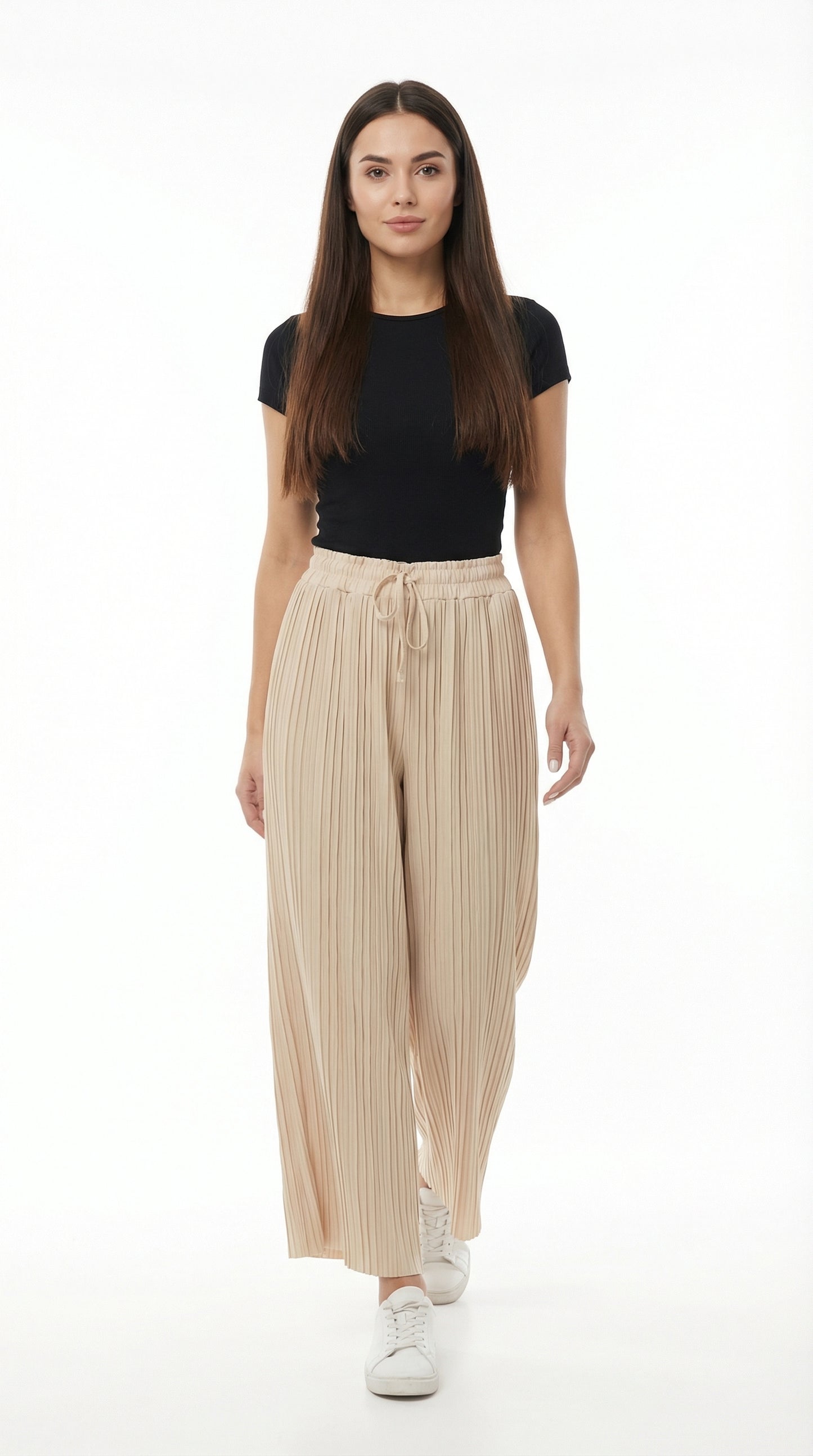 Pantalón Plisado Arena