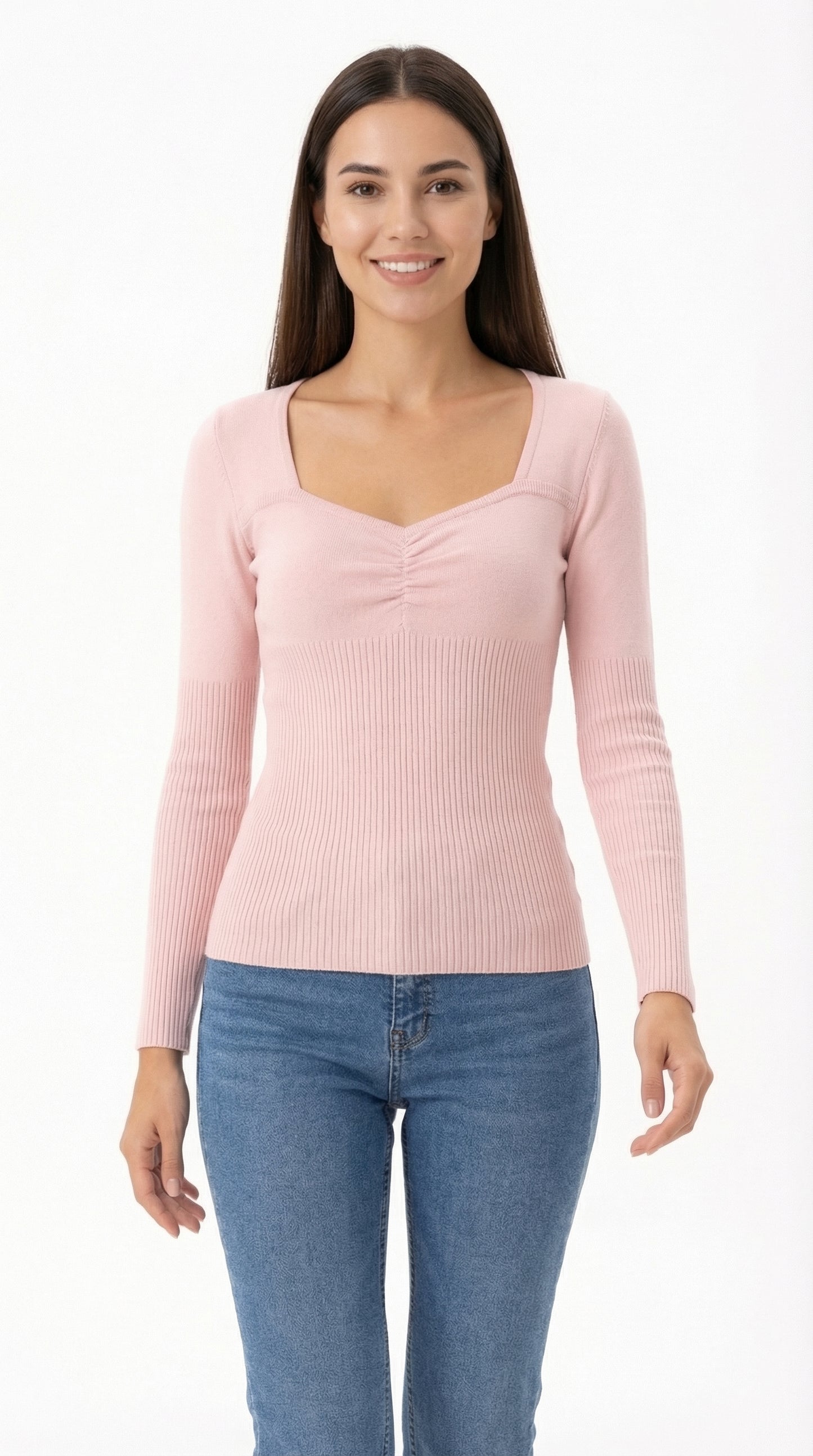 Jersey Escote Fruncido