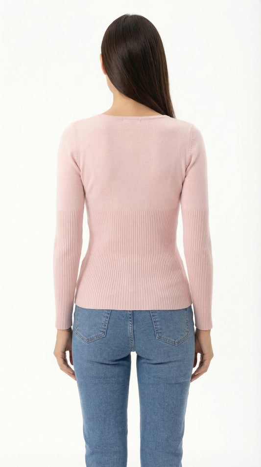 Jersey Escote Fruncido