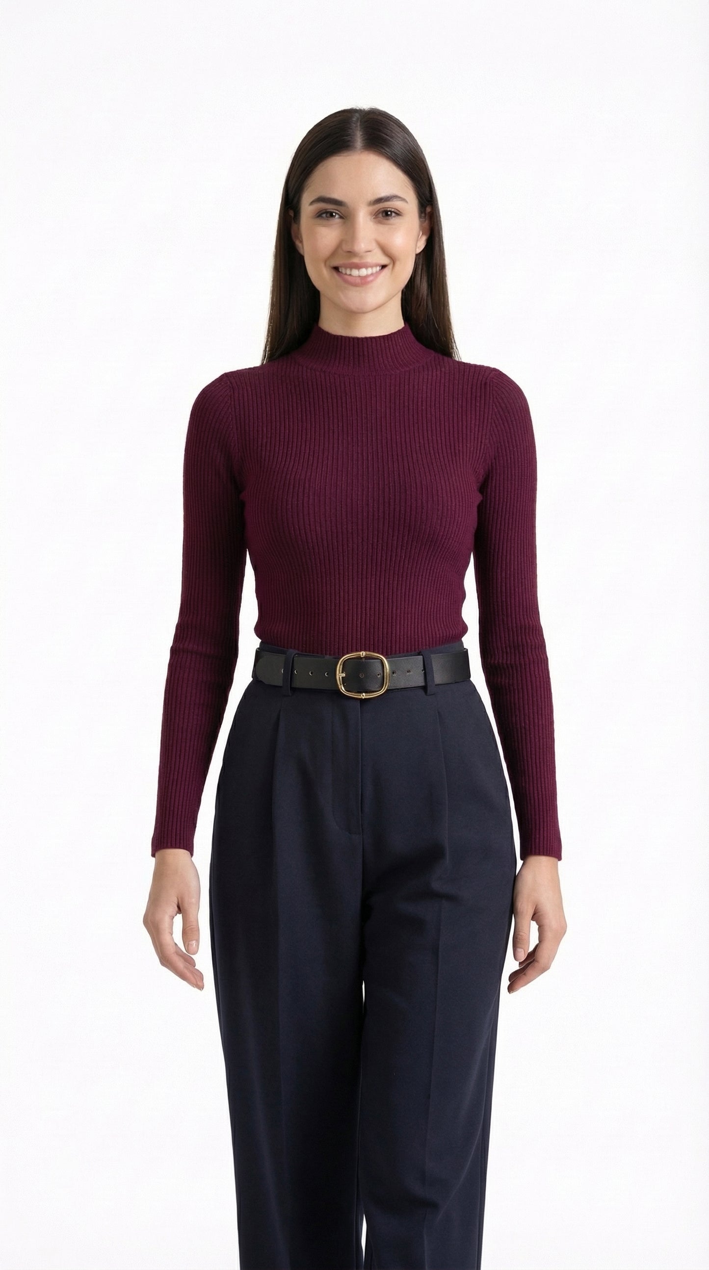 Jersey Canalé Cuello Alto