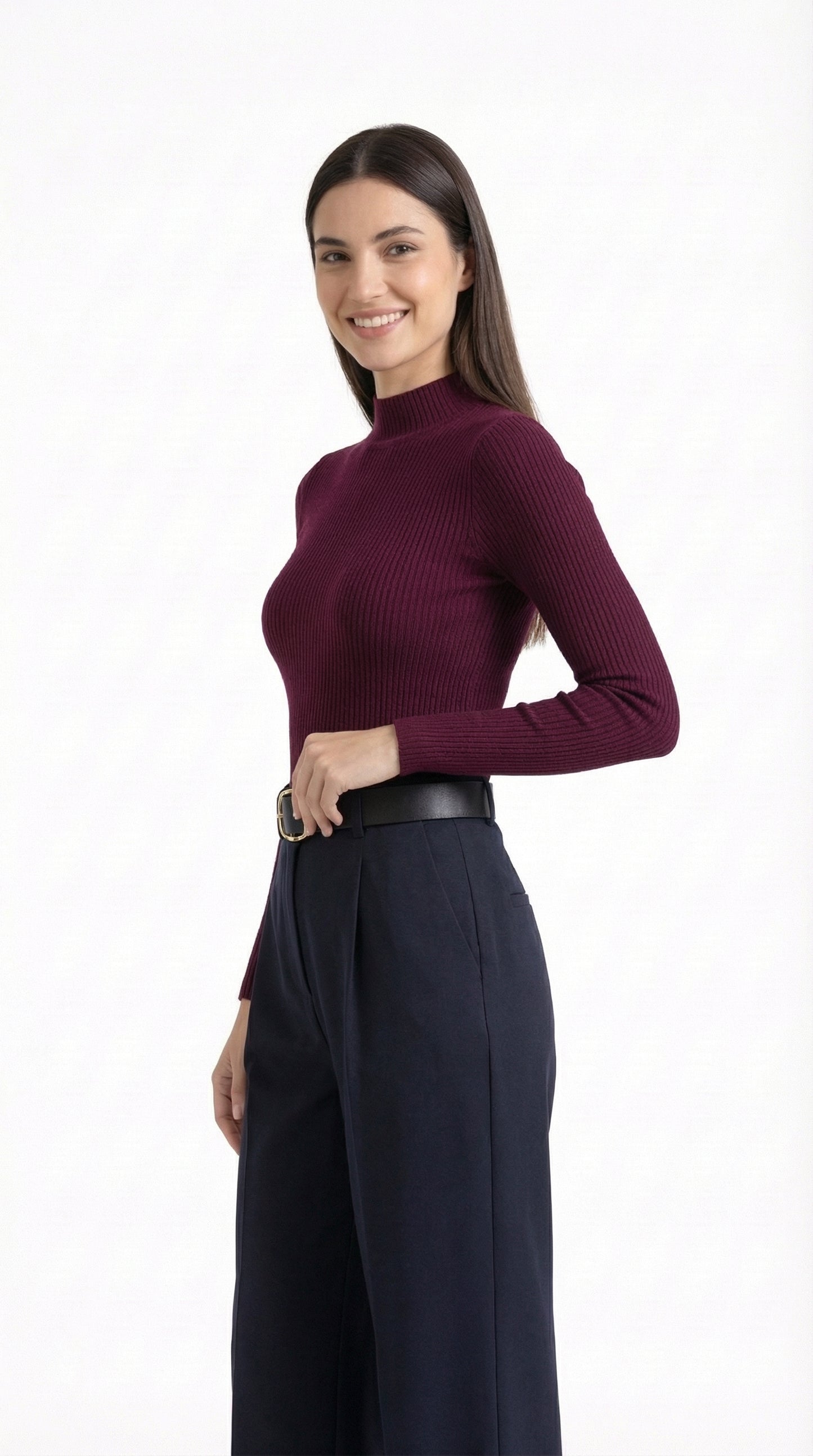 Jersey Canalé Cuello Alto