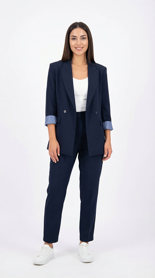 NEREA™ | CONJUNTO CLÁSICO: BLAZER Y PANTALÓN