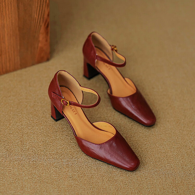 Carmen / Tacones Mary Jane Burdeosᵛᶜ