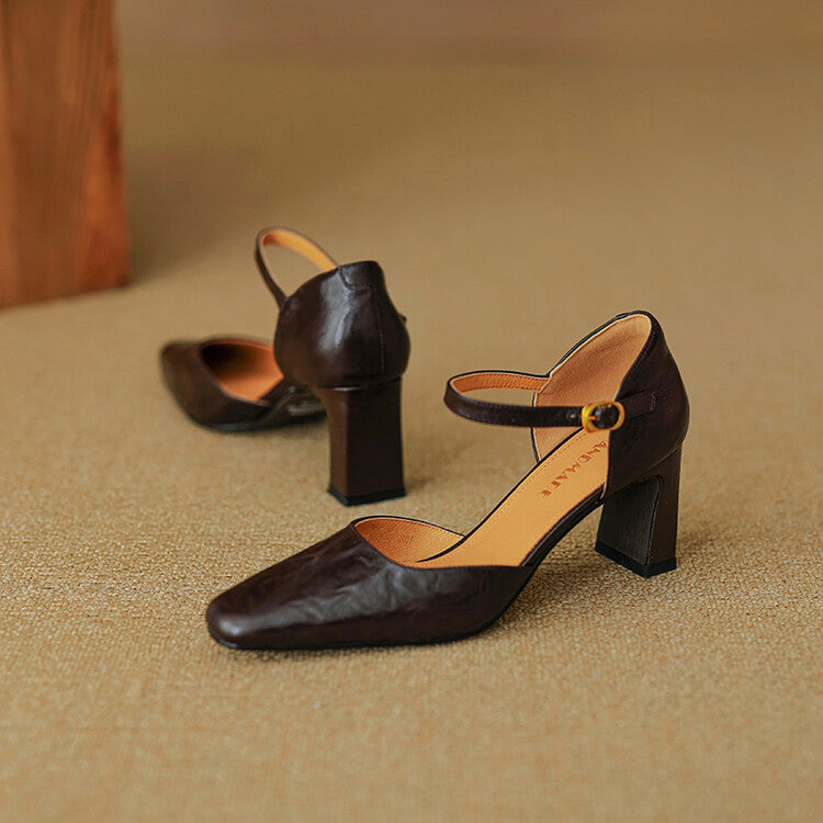 Carmen / Tacones Mary Jane Burdeosᵛᶜ
