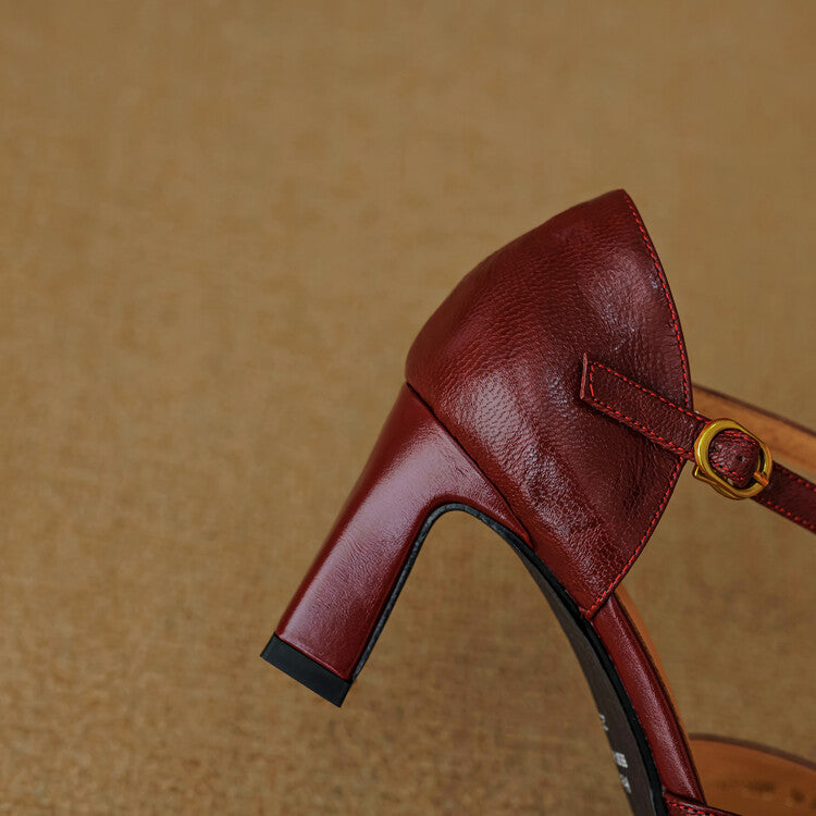 Carmen / Tacones Mary Jane Burdeosᵛᶜ