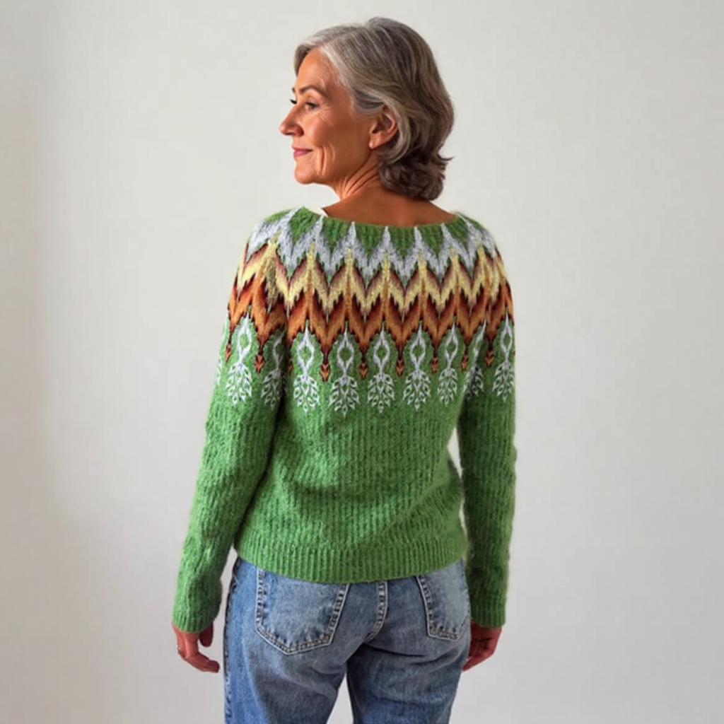 MILI™ | SUÉTER VINTAGE DE PUNTO ISLANDÉS