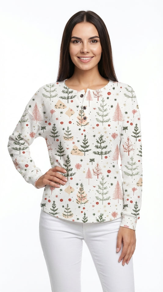 MATILDE™ | SUÉTER DE PUNTO COMPACTO NAVIDEÑO