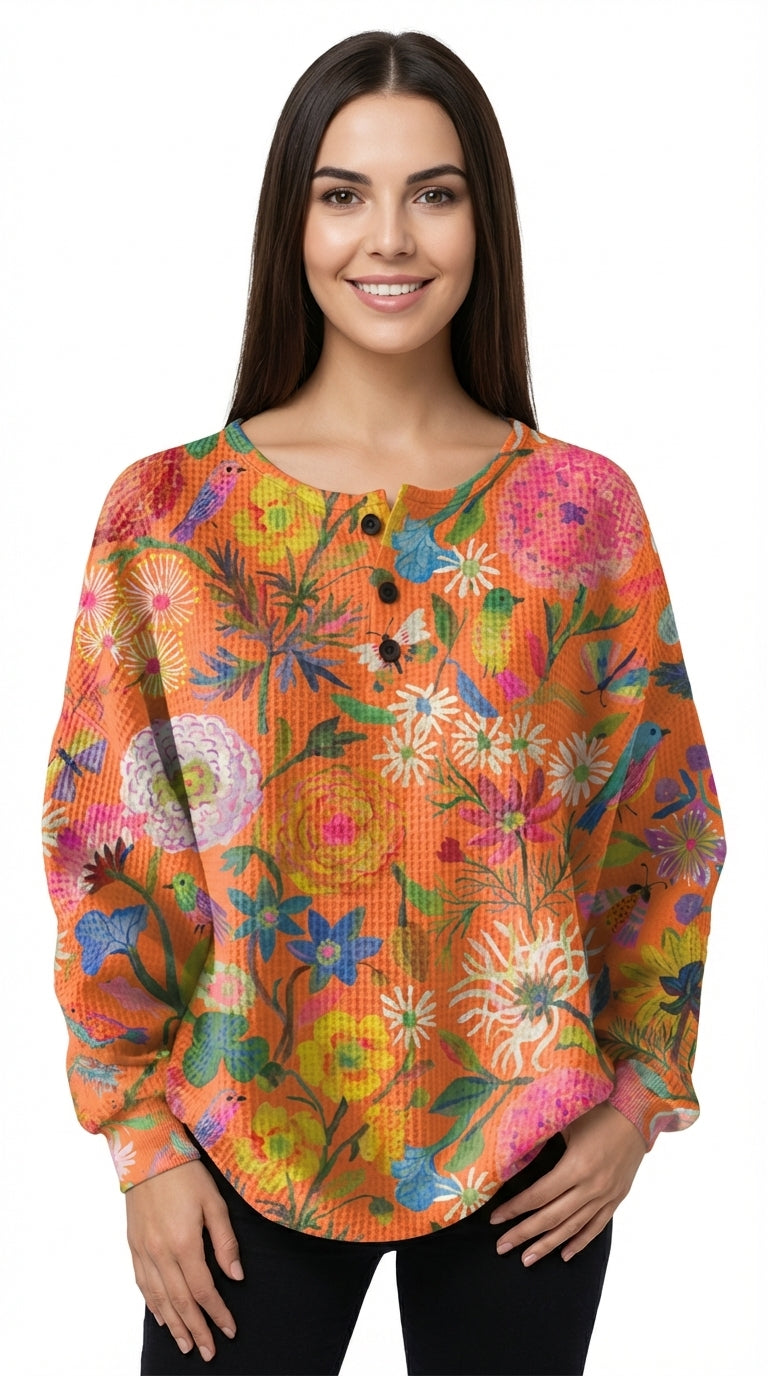 FREYA™ | SUÉTER DE PUNTO ESTAMPADO FLORAL