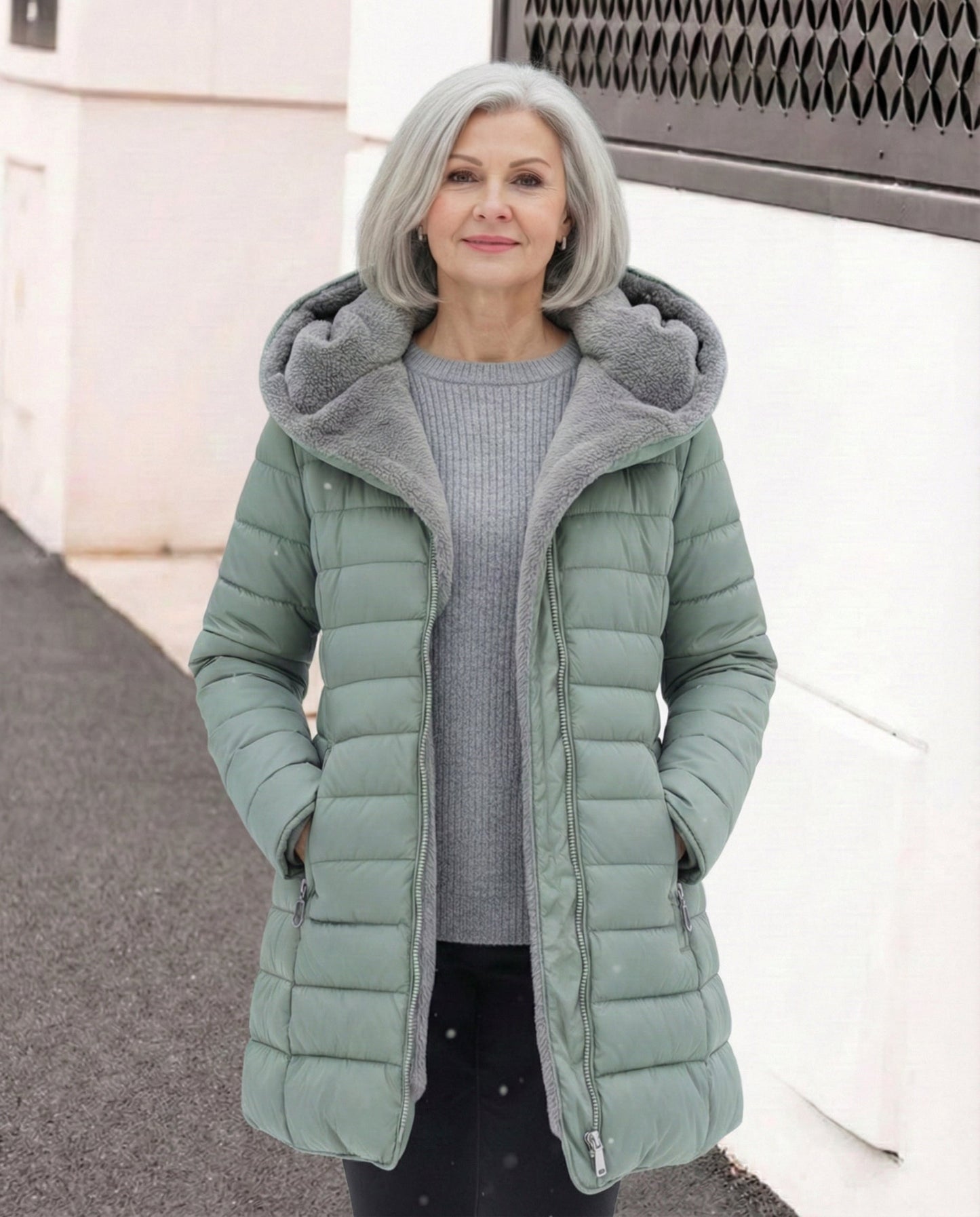 REBECA™ | CHAQUETA ACOLCHADA DE FORRO POLAR