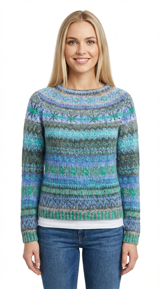 BELÉN™ | SUÉTER VINTAGE DE PUNTO ISLANDÉS