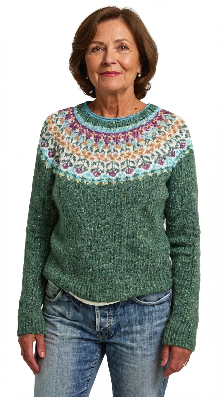 ARIEL™ | SUÉTER VINTAGE DE PUNTO ISLANDÉS