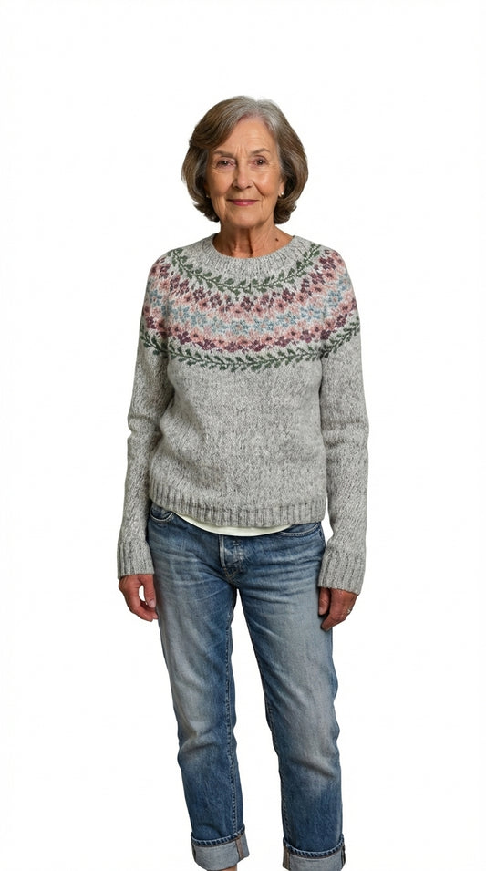 BRIDGET™ | SUÉTER VINTAGE DE PUNTO ISLANDÉS