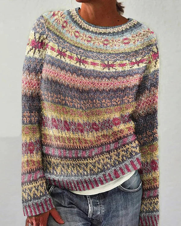 KEIRA™ | SUÉTER VINTAGE DE PUNTO ISLANDÉS