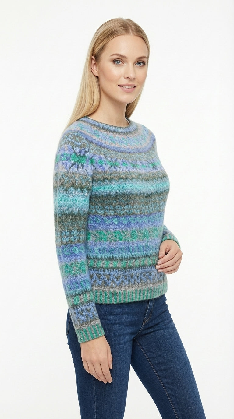 BELÉN™ | SUÉTER VINTAGE DE PUNTO ISLANDÉS