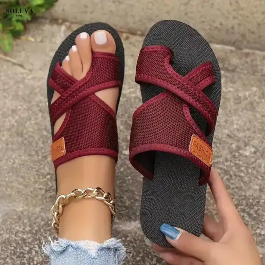 Martaᵛᶜ / Sandalias Cruzadas Textil