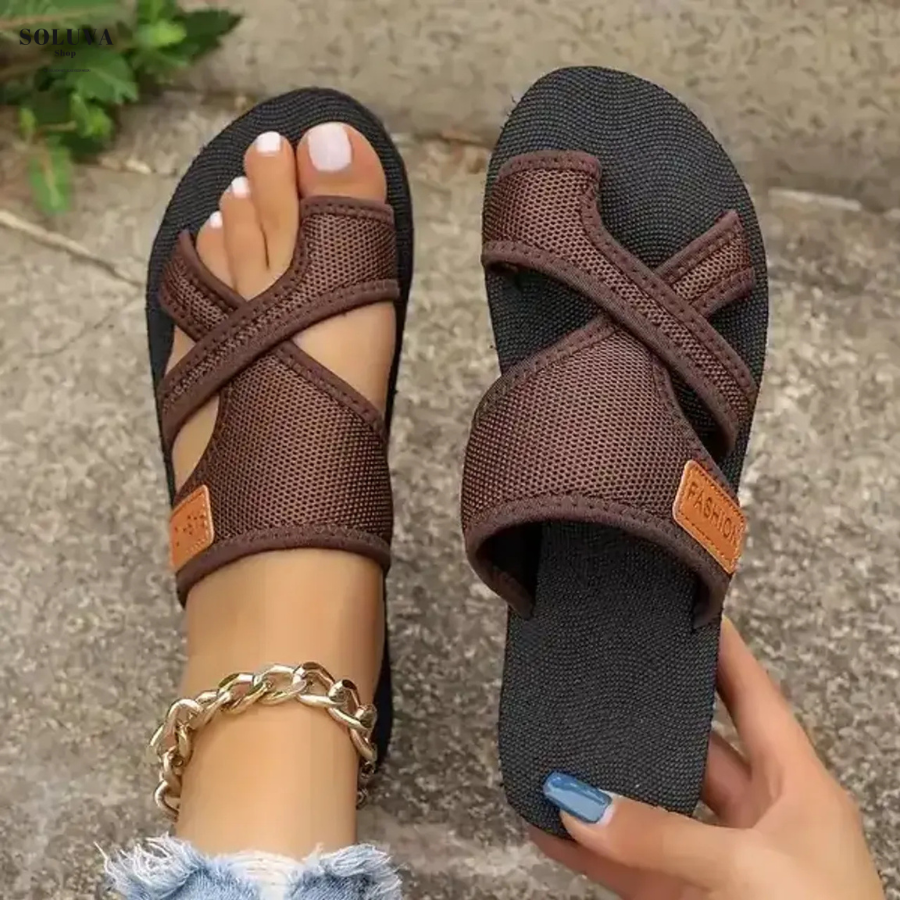 Martaᵛᶜ / Sandalias Cruzadas Textil