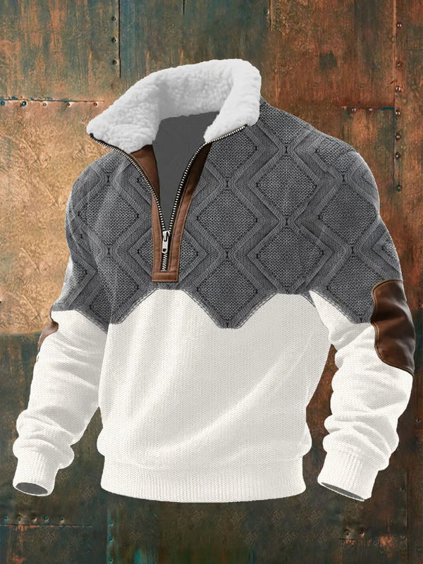 Cristian™ | Suéter de forro polar con cremallera y cuello alto