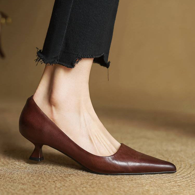 Lucía / Tacones Slip Burdeosᵛᶜ