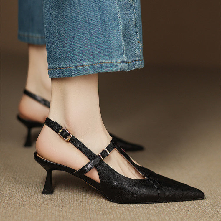 Adela / Tacones Cut-Out Burdeosᵛᶜ