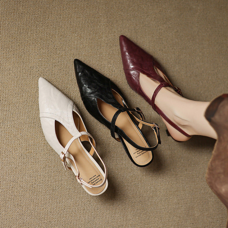 Adela / Tacones Cut-Out Burdeosᵛᶜ