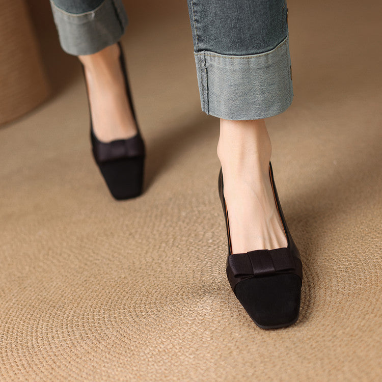 Beatriz / Tacones Lazo Bicolorᵛᶜ