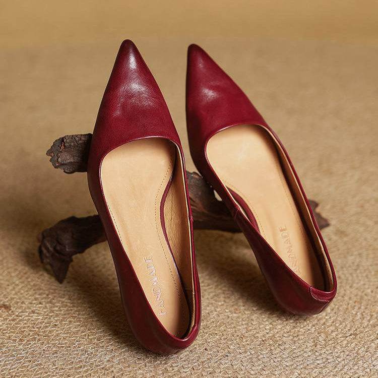 Lucía / Tacones Slip Burdeosᵛᶜ